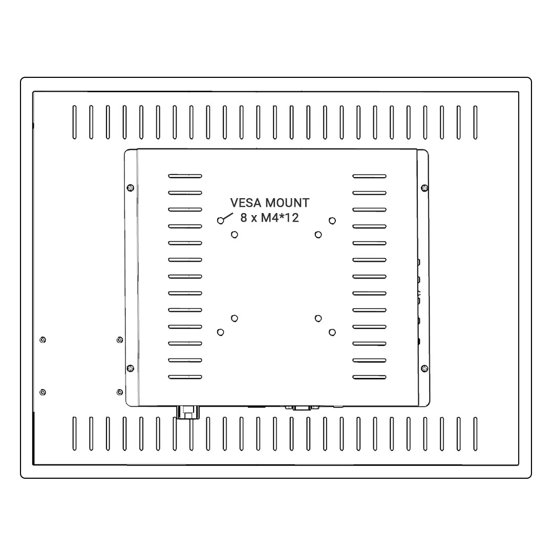 VESA Mounting Hole Size