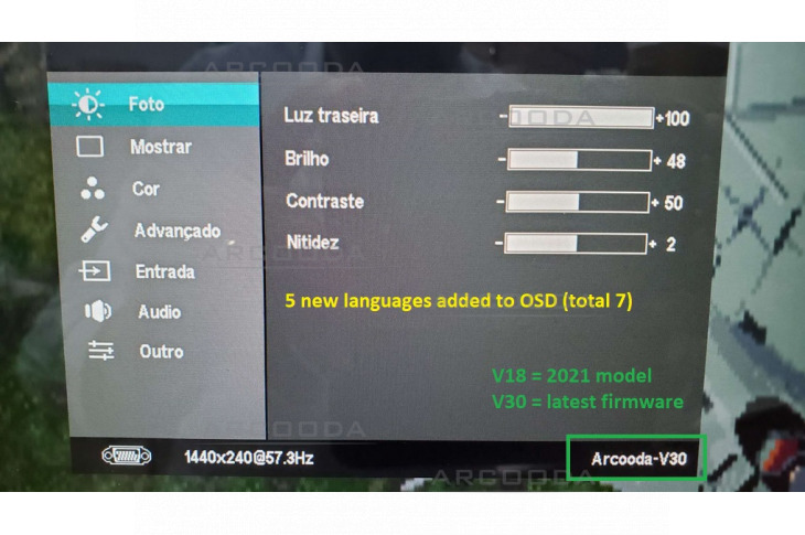 V30 Firmware for Arcooda Monitor