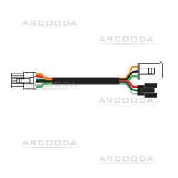 Pedal Assembly Cable with Switch and LED Plug 200cm