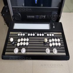 2 Player 8 Button Arcooda Trackball Joystick Panel Complete Set Assembled