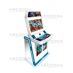 2 Player Fish Machine Cabinet with White Design