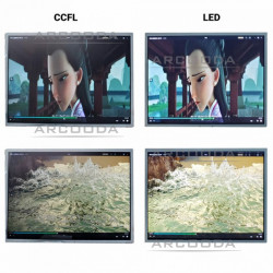 20inch Arcooda LCD Monitor CCFL vs LED Backlight Version