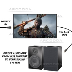 32 inch Arcooda LCD Arcade VESA Monitor - Direct Audio Out