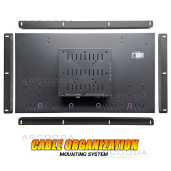 55 inch Arcooda LCD Monitor - cable organisation