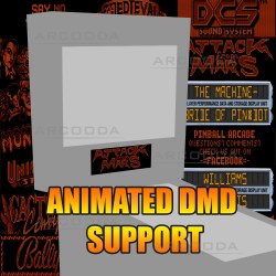 Arcooda Pinball Arcade DMD Support