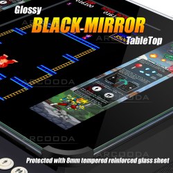 Black-Mirror-Top-Cocktail-Table mirror top