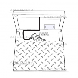 Gun Pedal Assembly for Arcooda Machines - Internal Switch Diagram