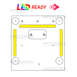 Gun Pedal Assembly for Arcooda Machines - LED Ready Plug and Play