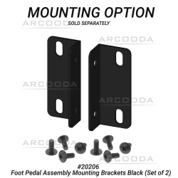 Gun Pedal Assembly for Arcooda Machines - Mounting Option