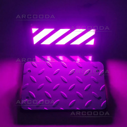 Gun Pedal Assembly for Arcooda Machines - Purple Lighting