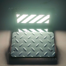 Gun Pedal Assembly for Arcooda Machines - White Lighting