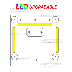 Gun Pedal Assembly with Switch & 6 Pin Harness -  LED Upgradable