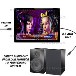 HDMI In - Direct Audio Out via 3.5mm Audio Jack