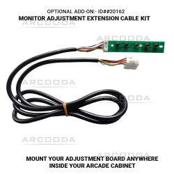 Optional 9 Pin Extension Monitor Adjustment Harness